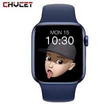 2022 iwo 스마트 시계 남성 여성 블루투스 통화 스포츠 smartwatch x8max 심박수 수면 모니터 피트니스 트래커 for huawei iphone, 푸른