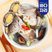 신선 국산 민어지리탕 2~3인분 냉장 밀키트 생물바지락홍합으로 시원한 민어탕 씨키트, 단품