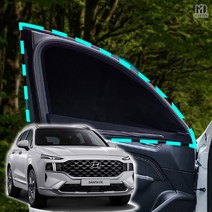 메이빈 차박 모기장 방충망 더뉴싼타페 더뉴 싼타페, SUV/RV-1열(좌+우)+세차타월