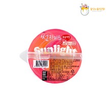 썬라이트 젤리푸딩 복숭아향, 180g, 48개