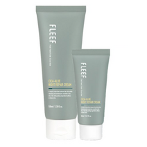 플리프 시카 알로에 나이트 리페어 수분 크림 100ml + 30ml 세트, 1세트