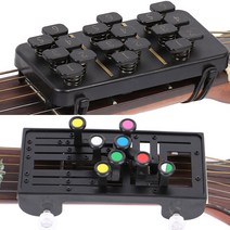 명상 힐링 안정 Guitar Chord Practice Tool Guitar Learning System Teaching Practrice Aid with Nine Univers, [2] Guitar