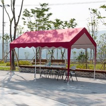 프리폼 고급형 튼튼한 대형 쉘터천막 3X4 천막 풀세트, ST프레임+지붕 3X4 퍼플