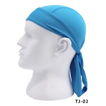 자전거쪽모자 통기성좋은 쪽모자 빠른 건조 순수 사이클링 durag 헤드 스카프 여름 남성 달리기 승마 bandana headscarf ciclismo 해적 모자 머리띠, 푸른