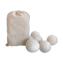 제이스틴 뉴질랜드산 건조기 볼 6p 드럼세탁기 먼지제거 세탁볼 건조기볼 드라이, 6개+파우치 증정