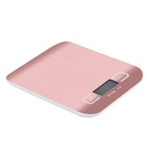 디지털 주방 저울 LCD 디스플레이 1g 0.1oz 요리를위한 정확한 스테인레스 스틸 식품 저울 베이킹 저울 전자, 로즈 레드, 10Kg