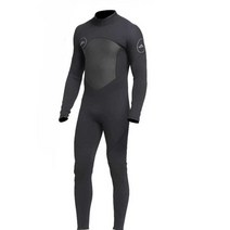 방한 다이빙수트 내마모 보온 서핑복 세미드라이 습복, 타입B 뒷면 지퍼 조임끈 포함(사이즈 비고)