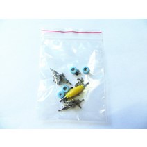 멀티컬러 베어링 휠 핑거보드 부품 파우치 업보드 부품 브래킷 브리지 드라이버 너트 보드 부품, 라이트블루2가방배송