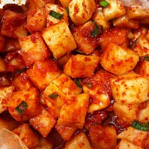 (시골마당) 국내산 전라도 깍두기 김치 1kg 재구매율 100 %