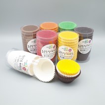 맘앤팩 노르딕 색지 머핀컵 중 45mm 대 55mm 베이킹 유산지 제빵 제과, 소(45mm), 화이트, 1개