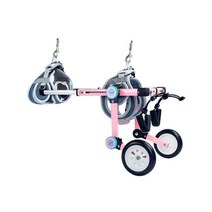 강아지 휠체어 고양이 노견 애완동물 애묘 장애견, XS 확대된 핑크(자동차 + 공구 상자 포함)