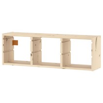 이케아 트로파스트 벽수납장프레임 라이트화이트스테인 93x21x30cm 소나무원목, 이미지참조