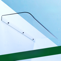 테라스 캐노피 투명 어닝 눈가림막 비가림막 천막 베란다, 400x800mm(측면설치)