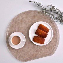 휘게 아크릴 트레이 반달 KRA-683-F, 치즈스토어 논슬립, 치즈스토어 본상품선택
