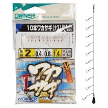 오너 빙어바늘 2.0호 추 10본 W-784