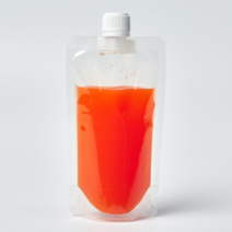 [수제파우치주스] 띵파우치 지퍼 투명 스파우트 파우치 음료팩 주스용기 150ml 200ml 300ml, 50매