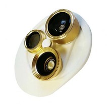 휴대폰 렌즈 광학 범용 클립 카메라 15X 매크로 4 in 1 외부, [01] Black, [01] Black