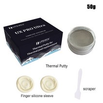 아연퍼티 강력접착제 금속접착제 프로세서용 열 퍼티 급속 냉각 패드 교체 차단, 02 50g