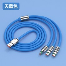 마이크로 USB 케이블 아이폰 14 프로 두지 X98 S99 V 맥스 S100 C타입 6A, 02 Blue_01 1.2m