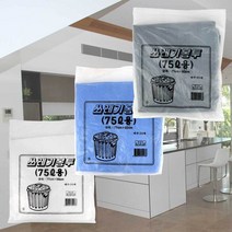 75L 쓰레기 봉투 50매 큰 음쓰백 쓰봉 음식물쓰레기 이사용 이사 비닐 폐기물 재활용 통비닐 속비닐 봉지, 기본, 흑색 (430287)
