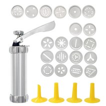 비스킷 프레스 240ml 메이커 스텐실 세트 휴대용 알루미늄 합금 퐁당 아이싱 Sugarcraft 도구 주방 액세서리, NO1