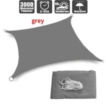 차량용 루프탑텐트 감성 캠핑 차박 아웃도어 방수 차양 천막 텐, 회색, 3x3m, Grey+3x3m