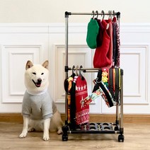 2단 멀티 강아지행거 강아지옷장 애견행거, 상세설명 참조