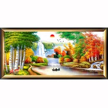 히여 보석 십자수 3D DIY 패키지 D210428, 20. 풍경가을 BH-185