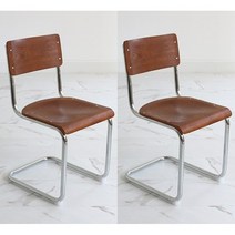 세스카1 체어 2p세트 (국내배송), 월넛, 1개