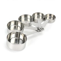 휴대용 스텐 계량컵 5종세트 50ml 100ml 150ml 200ml 베이킹 요리 캠핑