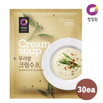 청정원 우리쌀 크림수프 60g x30개 (1box), 30개