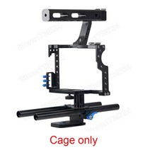 짐벌카메라 액션캠추천 유튜브카메라 스마트폰짐벌 소니 비디오 스태빌라이저 카메라 케이지 DSLR A7Sii 영화 브이로그 A7, 1.C5, 1개