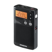 Sangean DT-200X FM 스테레오/AM 디지털 튜닝 포켓 라디오 블랙147762