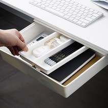 테이블밑 슬라이딩 서랍 히든서랍 부착식 비밀 책상밑, 중