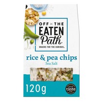 Off The Eaten Path 오프더이튼패스 소금맛 라이스 완두콩 칩 120g 3팩