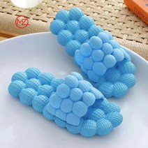 지압슬리퍼 평발슬리퍼 실내지압슬리퍼 슬리퍼 여 여름 외출 커플 집 똥 밟는 느낌 일자 슬리퍼 샌들 왕홍 키높이 통굽 리치 슬리퍼 PVC 소재 부드럽고 편안한 마모 방지