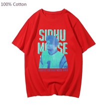 남성 티셔츠 Legend sidhu moosewala rip moose wala 팬 반팔 100 면 여름 캐주얼 soft menwomen t shirts casual