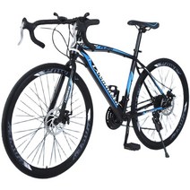 출퇴근자전거 로드자전거 입문 경량 베스트셀러 21 속도 24 도로 프레임 높은 탄소강, 01 21