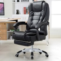 ETL 피씨방 여캠 비제이의자 게이밍의자 고급형 PC방 게임의자 BJ의자 체어, 알루미늄, 회전승강 손잡이, 고급형+눕기+발받침대 블랙