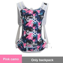 트레일조끼 나일론 달리기 배낭 스포츠 수화 사이클링 마라톤 휴대용 남성 여성 가방 방수 실행 피트니스 배낭, 핑크 카모