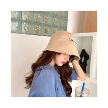 와이케이하우스 태양 모자 여성 여름 자외선 차단제 한국어 야생 격자 추세 양면 나들이 얼굴 일본 어부 모자_69362