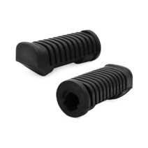 혼다 CT90 CL77 CB CL100 125 350 풋 페그 커버 세트 미끄럼 관리 고무 발판 페달 50661-110-000, 한개옵션0