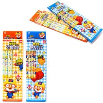 차카니샵 1000 뽀로로 연필세트 진한심B 4본입