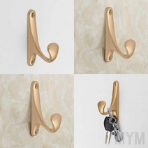 1개배송 싱글 후크 옷걸이 골드 벽행거 벽걸이후크