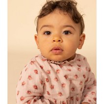 [쁘띠바또 현대판교] NTF41NA15F PK 어텀플라워 거즈 드레스