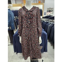 20FW [헤지스] 여성 러플장식 긴팔원피스 HSDR0D606 BK(1357520)