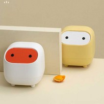 살림일기 닌자 휴지통 미니 원터치 쓰레기통, 닌자휴지통 - 화이트