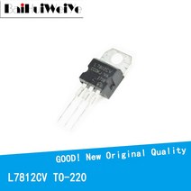 차량용 캐패시터 캐퍼시터 전압안정기 10 개/몫 L7812 L7812C L7812CV 1.5A/12V TO220 오리지널 IC 칩 MOSFET MOSFT 3 단자 전압 안정기