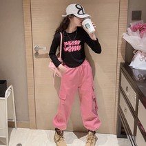 주니어 피크 크롭T 카고팬츠 세트 주니어복 여아상하복 초등학생여아옷 주니어가을옷 여자주니어복 여아옷 여아의류