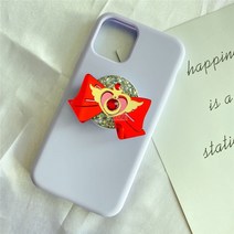 스마트톡 갤럭시 아이폰 만화 소녀 배지 게으른 남자 브래킷 아이폰에 대 한 접이식 휴대 전화 홀더 삼성 X, 06 6